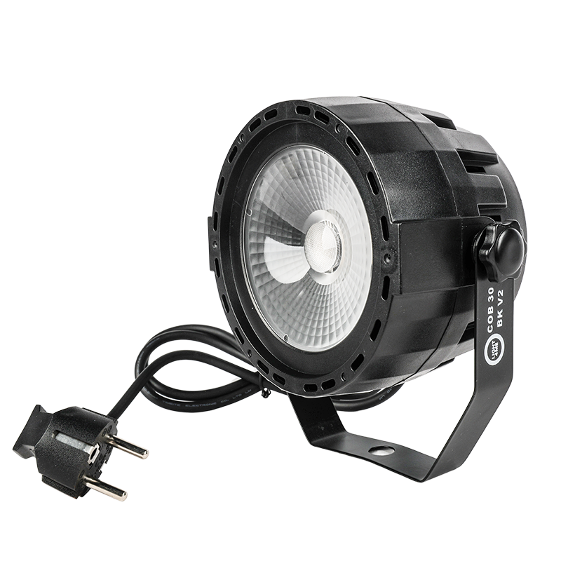 Light4Me COB 30 BK V2 - Reflektor PAR LED RGB