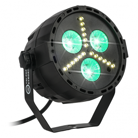 Light4Me TRI PAR STROBE - Reflektor PAR stroboskop LED RGB+W