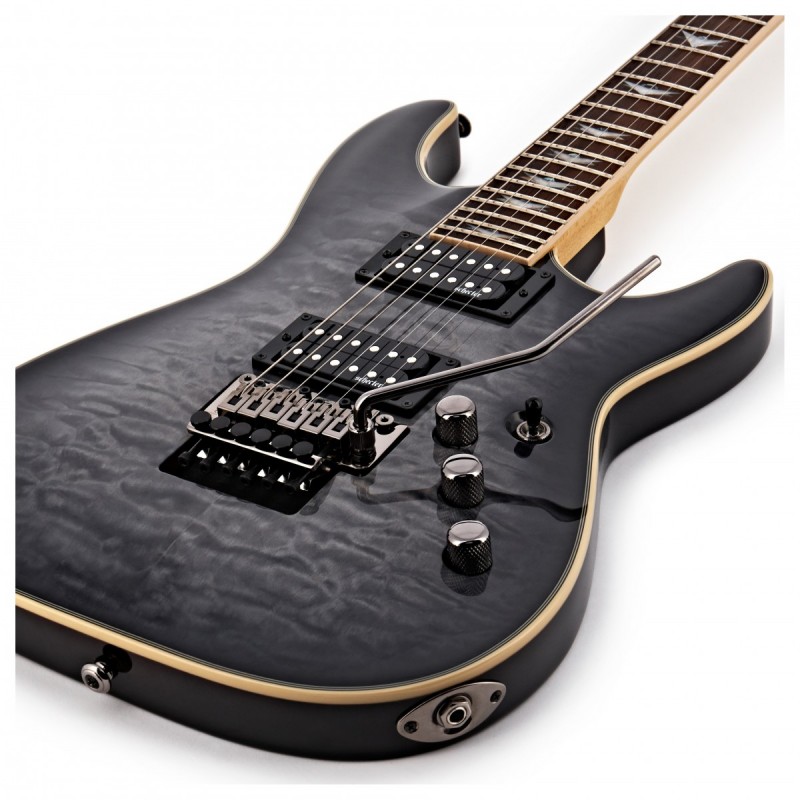 Schecter Omen Extreme 6 FR, See-Thru Black - Gitara elektryczna - 2