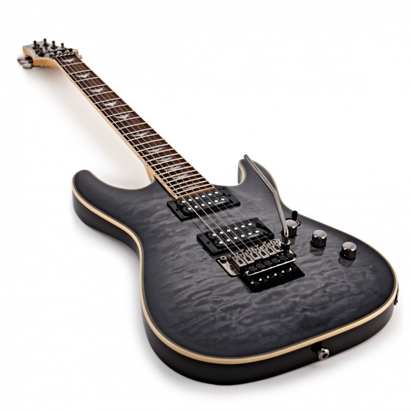 Schecter Omen Extreme 6 FR, See-Thru Black - Gitara elektryczna - 5