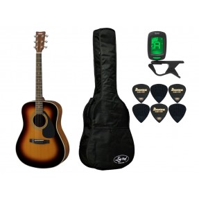 Gitara akustyczna Yamaha F370 BL + pokrowiec + tuner + kostki - zestaw 1540