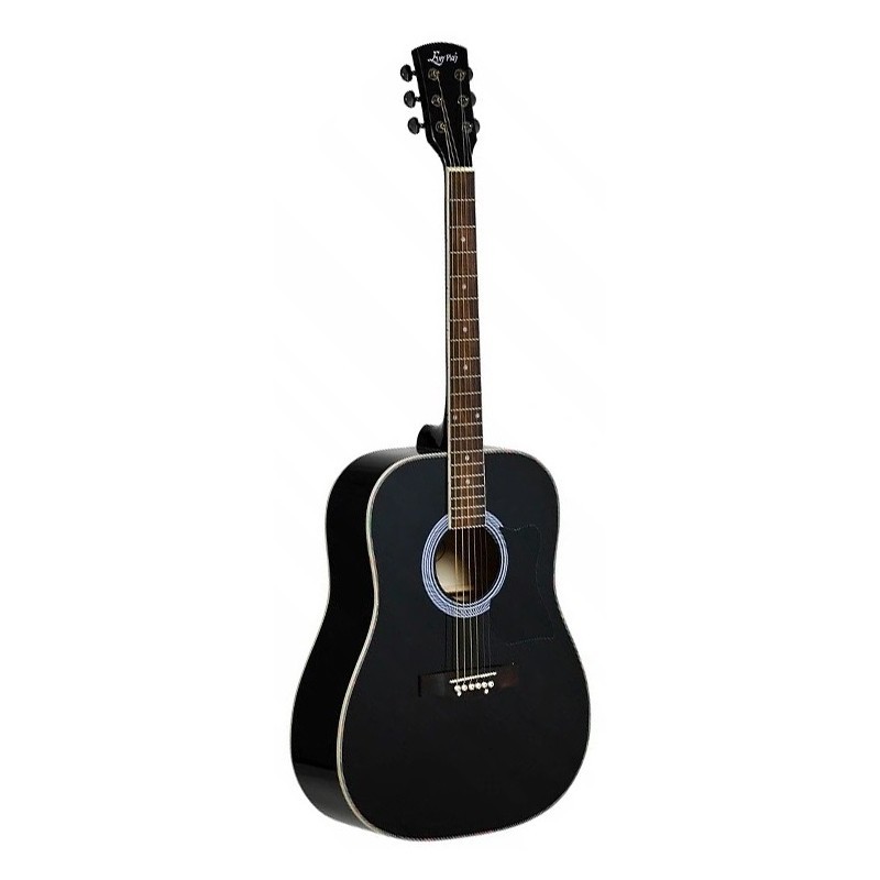 Gitara akustyczna Ever Play AP-400 BK + pokrowiec + tuner + kostki - zestaw 1548 Gitara akustyczna Ever Play AP-400 BK + pokrowiec + tuner + kostki - zestaw 1548