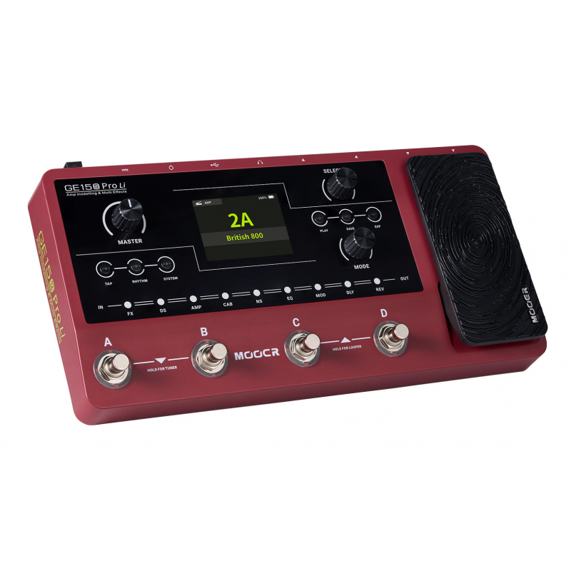 Mooer GE150 PRO Li Amp Modeling & Multi Effects - Multiefekt gitarowy - 2