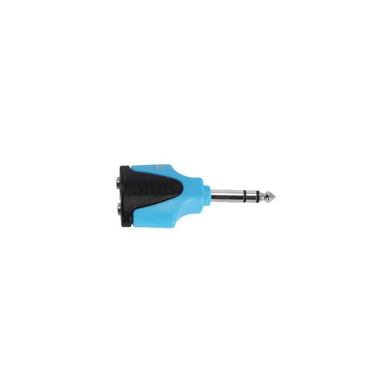 Adam Hall Connectors 4 STAR AY MF3 JM3 BLU - Adapter 2 x Minijack F na Jack TRS Adam Hall Connectors 4 STAR AY MF3 JM3 BLU - Adapter 2 x Minijack F na Jack TRS