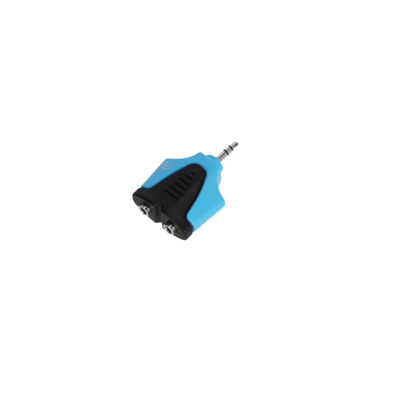 Adam Hall Connectors 4 STAR AY MF3 MM3 BLU - Adapter 2 x Minijack TRS F na Minijack TRS