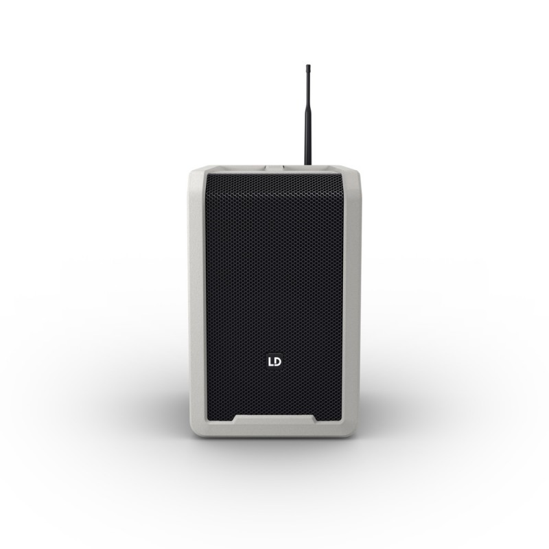 LD Systems ANNY 8 BPH B5 G - Przenośny głośnik Bluetooth PA z mikrofonem nagłownym