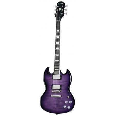 Epiphone SG Modern Figured (Incl. Premium Gig Bag) Purple Burst gitara elektryczna - 1 - Gitary elektryczne - Gitara elektryczna