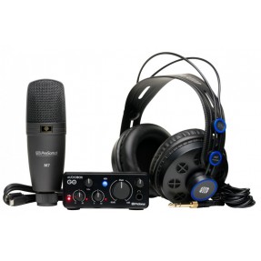 PreSonus AudioBox GO Creator – Zestaw do nagrywania - 1 - Zestawy studyjne - Zestaw do nagrywania [Interfejs Audio USB PreSonus