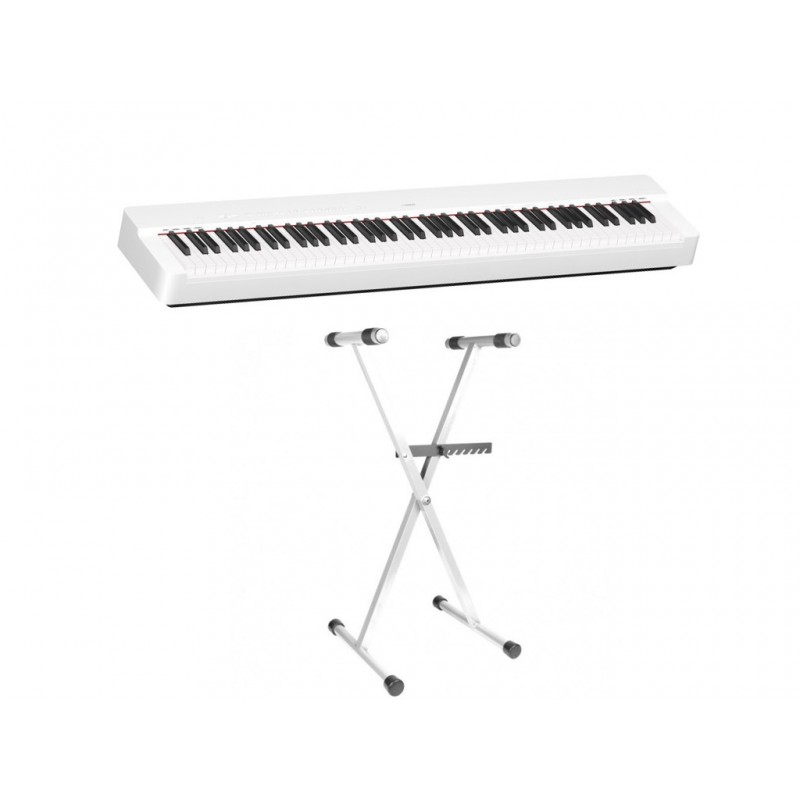 Pianino cyfrowe Yamaha P225 WH + statyw