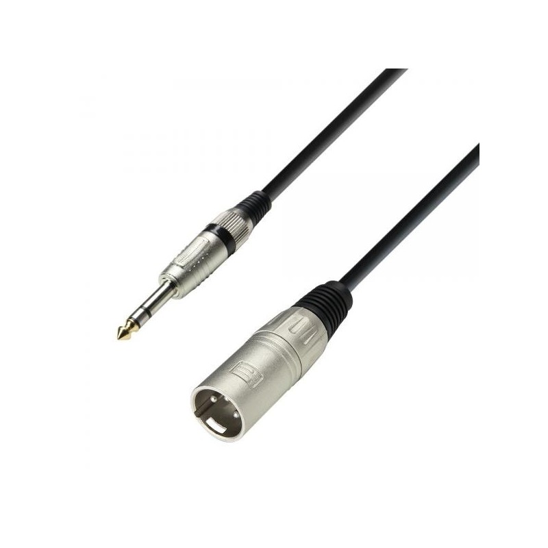 ADAM HALL K3BMV0100 JST - XLRM 1m - kabel mikrofonowy