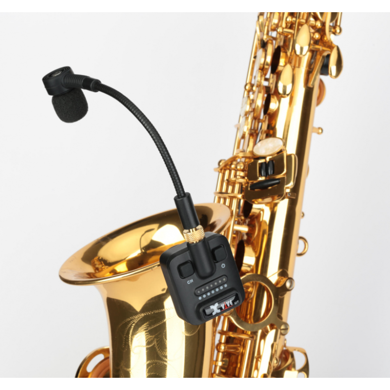 XVive U7 Saxophone and Trumpet Wireless System - zestaw bezprzewodowy do saksofonu - 5 - Zestawy bezprzewodowe instrumentalne - 