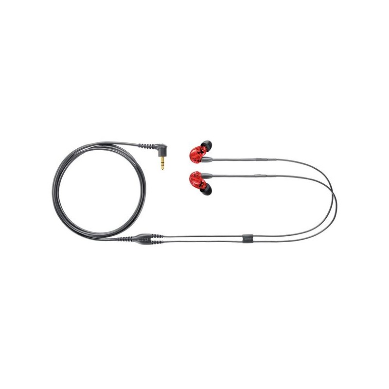 Shure SE215SPE RD EFS red - Słuchawki douszne - 3 - Douszne - Słuchawki douszne SE215 Sound IsolatingTM zapewniają czysty dźwięk