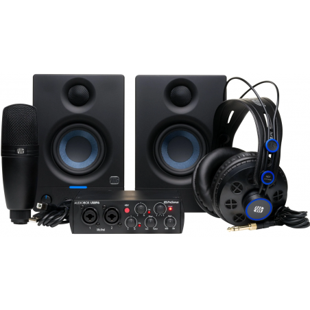 PreSonus AudioBox 96k Complete – Zestaw do nagrywania - 1 - Zestawy studyjne - Zestaw do nagrywania [Interfejs Audio USB PreSonu