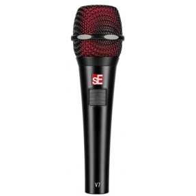 sE Electronics V7 PTT - mikrofon dynamiczny - 1 - Mikrofony dynamiczne - Mikrofon dynamiczny superkardioidalny na scenę z przyci