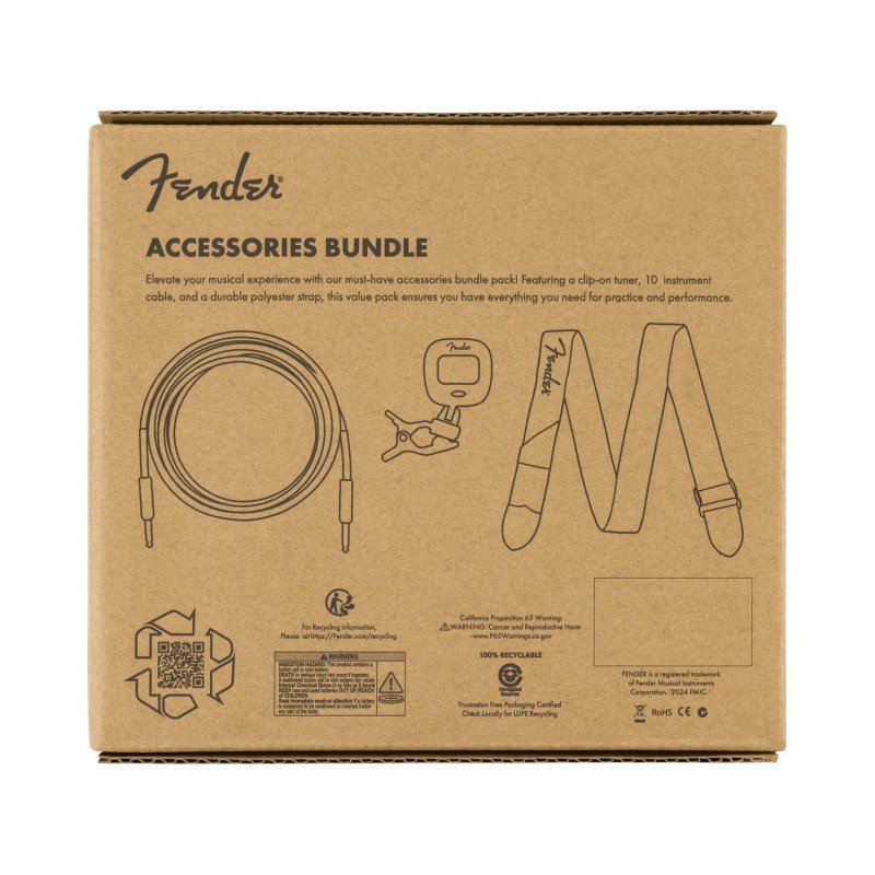 Fender Accessories Bundle Pack - Zestaw akcesoriów do gitary Fender Accessories Bundle Pack - Zestaw akcesoriów do gitary