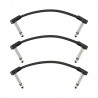 Fender Blockchain Patch Cable Angle/Angle - Kable krosowe 3-pak 10 cm Fender Blockchain Patch Cable Angle/Angle - Kable krosowe 3-pak 10 cm