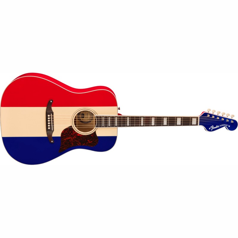 Fender Buck Owens Kingman Red White and Blue - Gitara elektroakustyczna z futerałem Fender Buck Owens Kingman Red White and Blue - Gitara elektroakustyczna z futerałem