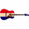 Fender Buck Owens Kingman Red White and Blue - Gitara elektroakustyczna z futerałem Fender Buck Owens Kingman Red White and Blue - Gitara elektroakustyczna z futerałem