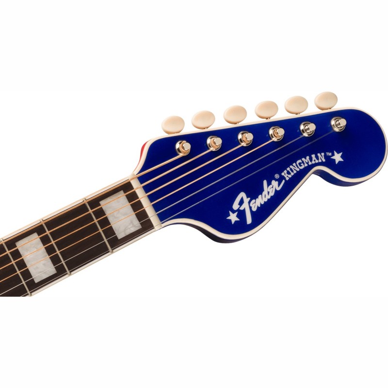 Fender Buck Owens Kingman Red White and Blue - Gitara elektroakustyczna z futerałem Fender Buck Owens Kingman Red White and Blue - Gitara elektroakustyczna z futerałem