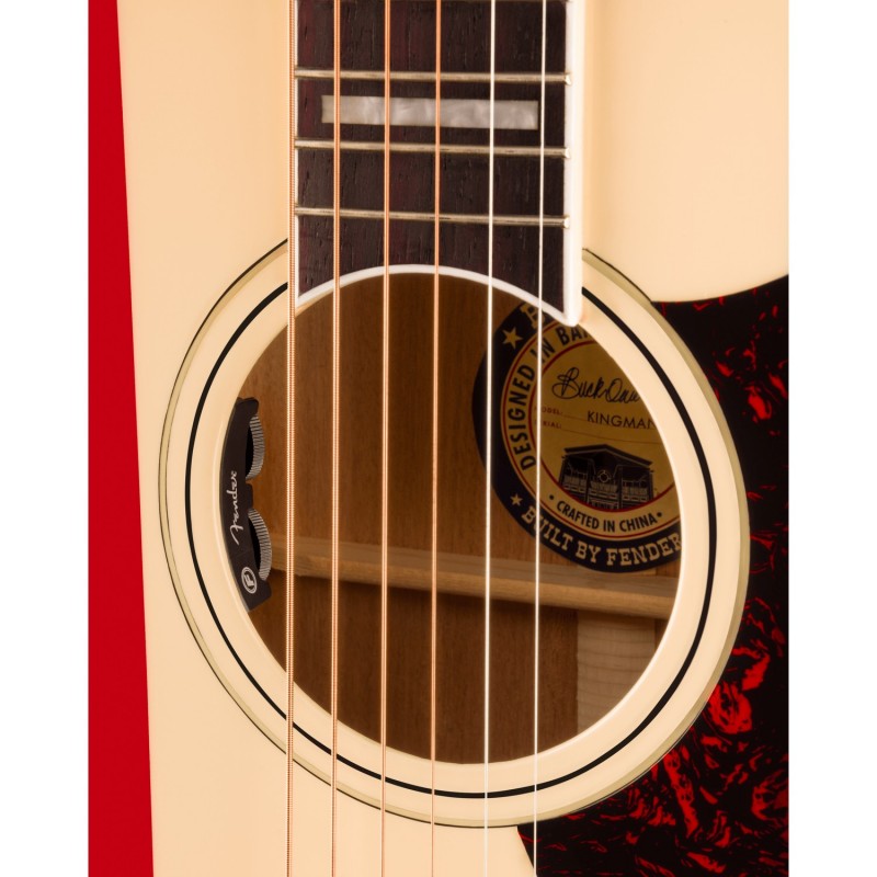 Fender Buck Owens Kingman Red White and Blue - Gitara elektroakustyczna z futerałem Fender Buck Owens Kingman Red White and Blue - Gitara elektroakustyczna z futerałem