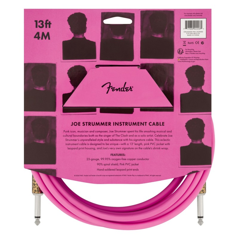 Fender Joe Strummer Instrument Cable - Kabel instrumentalny 4 m Fender Joe Strummer Instrument Cable - Kabel instrumentalny 4 m