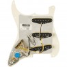 Fender Pre-Wired Strat Pickguard Eric Johnson Parchment 11 Hole - Pickguard