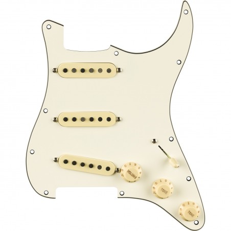 Fender Pre-Wired Strat Pickguard Pure Vintage '59 Parchment 11 Hole - Pickguard