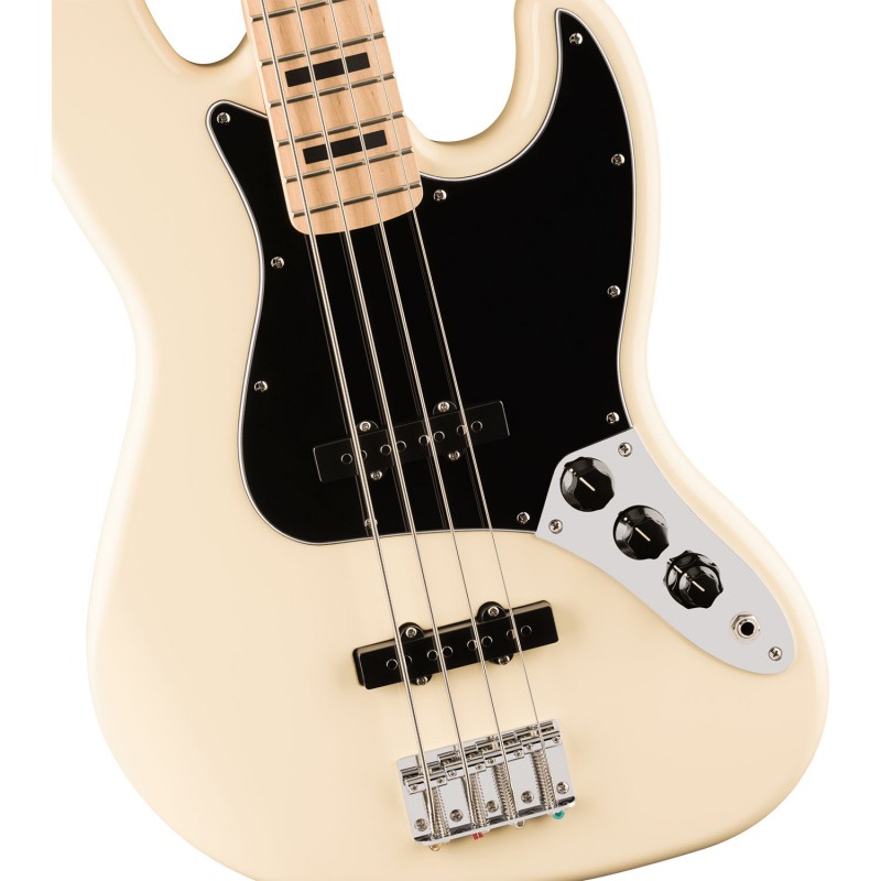 Squier Affinity Active Jazz Bass MF Olympic White - Gitara basowa