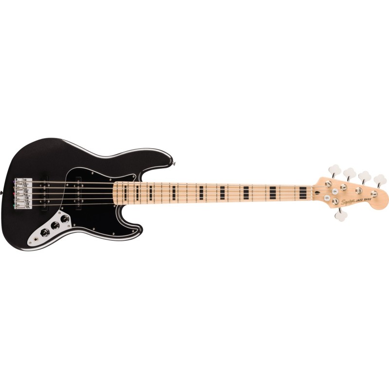 Squier Affinity Active Jazz Bass V MF Black Metallic - Gitara basowa