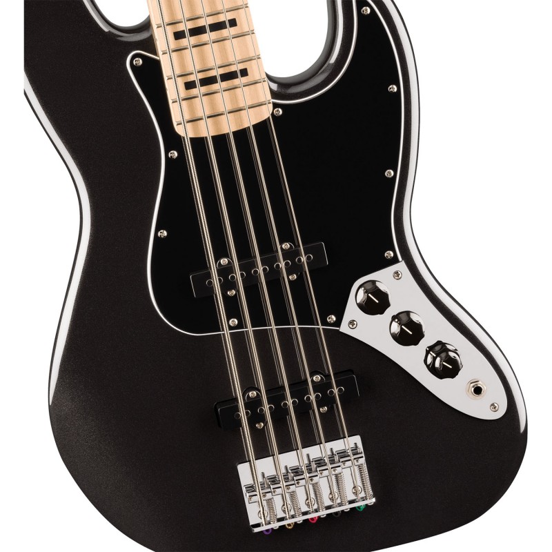 Squier Affinity Active Jazz Bass V MF Black Metallic - Gitara basowa