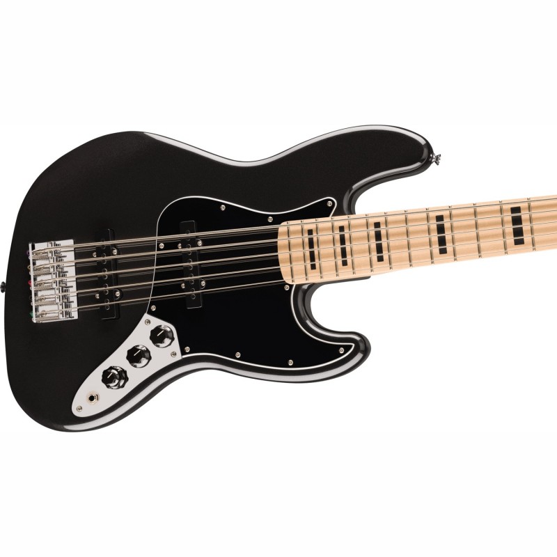 Squier Affinity Active Jazz Bass V MF Black Metallic - Gitara basowa