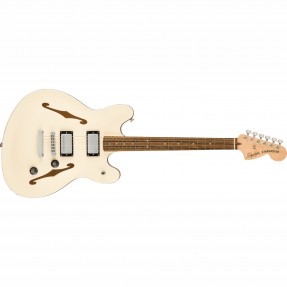 Squier Affinity Starcaster Deluxe LF Olympic White - Gitara elektryczna