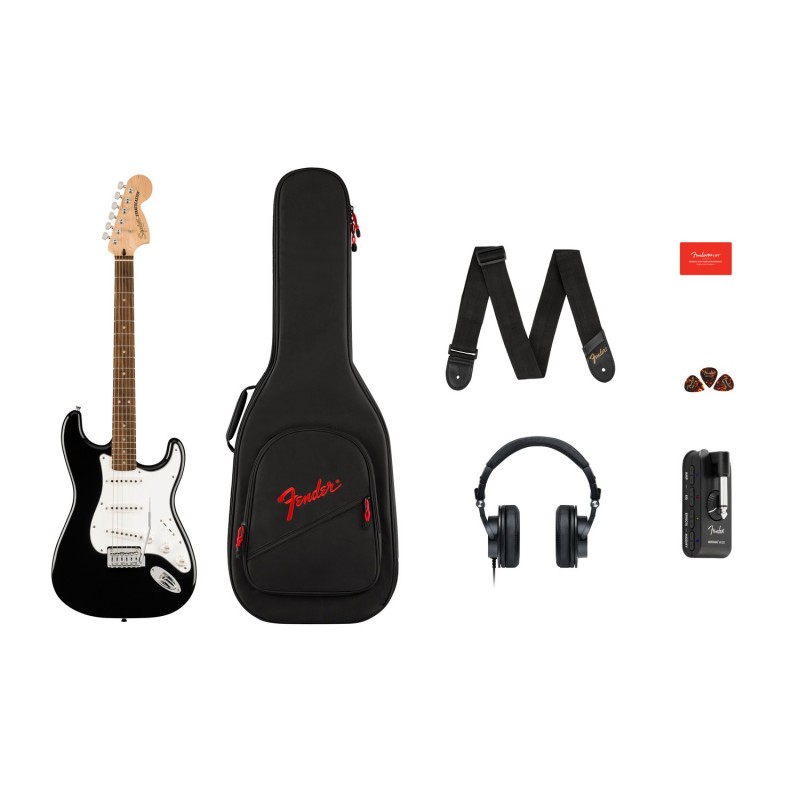 Squier Affinity Stratocaster LF Mustang Micro Pack - Zestaw gitarowy