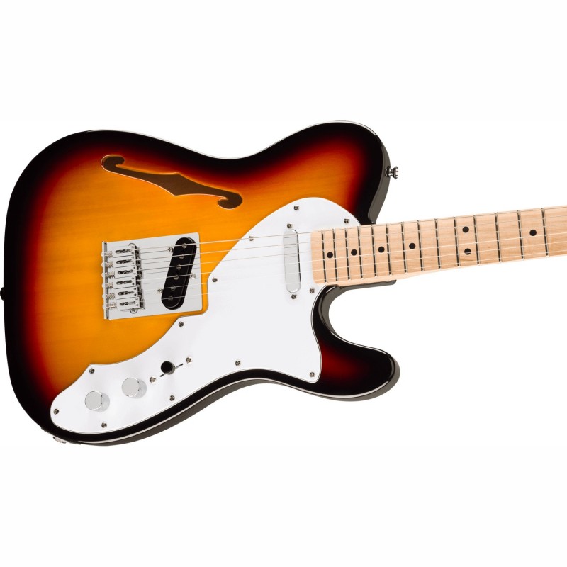 Squier Affinity Telecaster Thinline MF 3-Color Sunburst - Gitara elektryczna Squier Affinity Telecaster Thinline MF 3-Color Sunburst - Gitara elektryczna