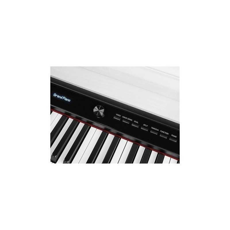 Pianino cyfrowe Medeli DP650K-WH + ława + słuchawki w zestawie