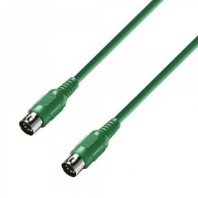 Adam Hall K3MIDI0600GRN - kabel midi 6 m