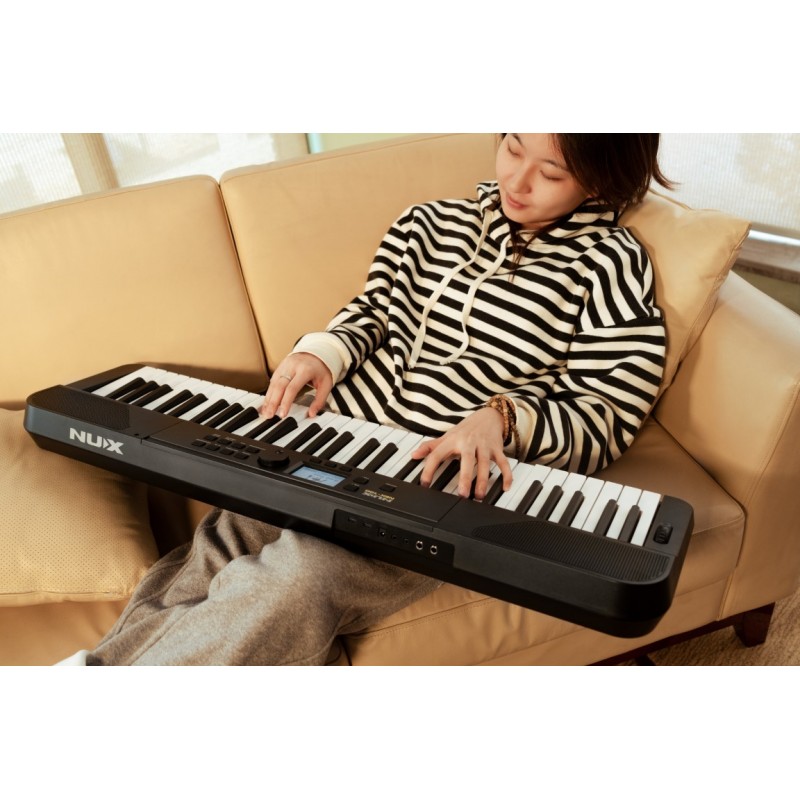 NUX NEK-100 - keyboard domowy - 9 - Keyboardy domowe - Keyboard domowy NUX NEK-100 łączy zaawansowane technologie NUX z intuicyj