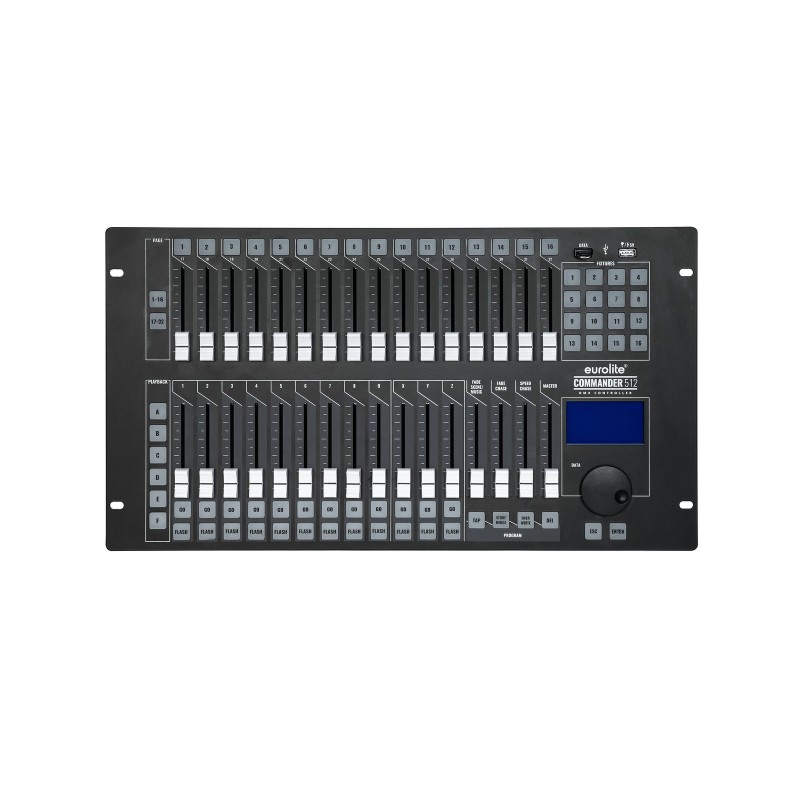 Eurolite DMX Commander 512 - Konsoleta oświetleniowa DMX Eurolite DMX Commander 512 - Konsoleta oświetleniowa DMX