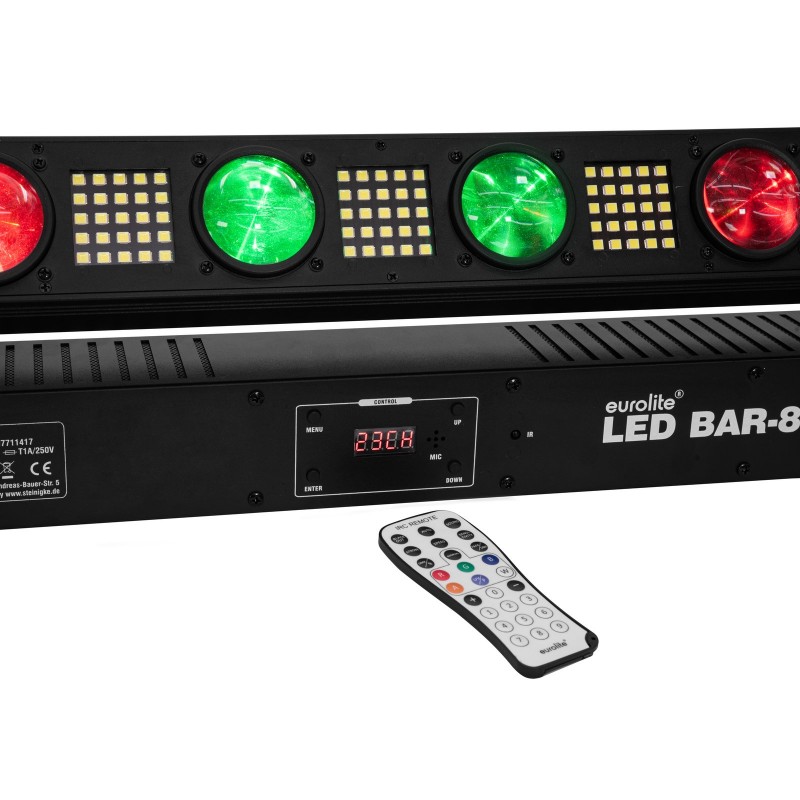 Eurolite BAR-8 Swing QCL - Listwa belka ruchoma LED Eurolite BAR-8 Swing QCL - Listwa belka ruchoma LED