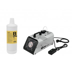 Eurolite NH-10 - Wytwornica dymu + płyn 1L