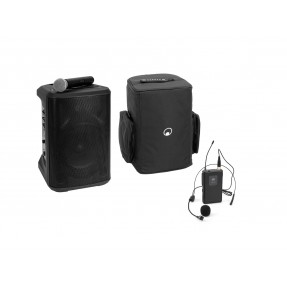 Omnitronic PORTY-8A - System PA z nadajnik Bodypack i zestawem słuchawkowym