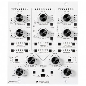 WES Audio Pandora - Kompresor Multi-band - 1 - Kompresory studyjne - Kompresor Multi-band wielopasmowy. Z cyfrowym przywołaniem