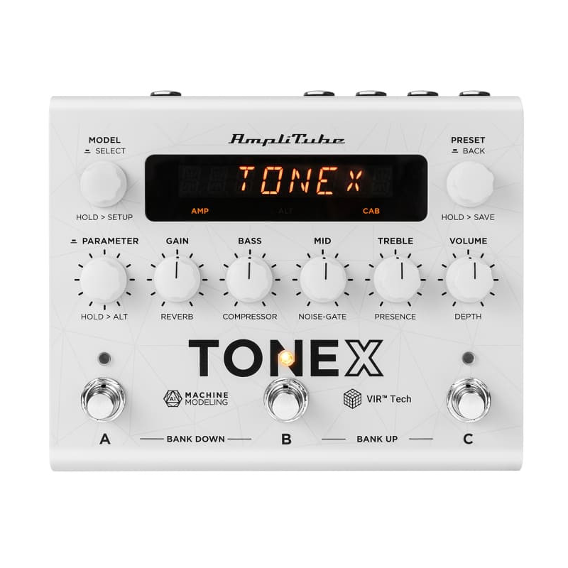 IK Multimedia ToneX Pedal WHITE – Efekt gitarowy - 1 - Efekty gitarowe (kostki) - IK Multimedia ToneX Pedal White to innowacyjny