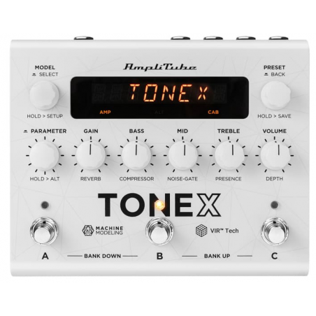 IK Multimedia ToneX Pedal WHITE – Efekt gitarowy - 1 - Efekty gitarowe (kostki) - IK Multimedia ToneX Pedal White to innowacyjny