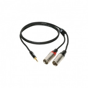 KLOTZ KY9-300 - kabel 1x mJack - 2x XLR M 3m