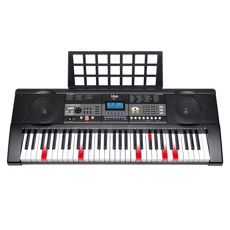 V-Tone VK 500-61L - Keyboard dla dzieci do nauki gry podświetlana klawiatura LED