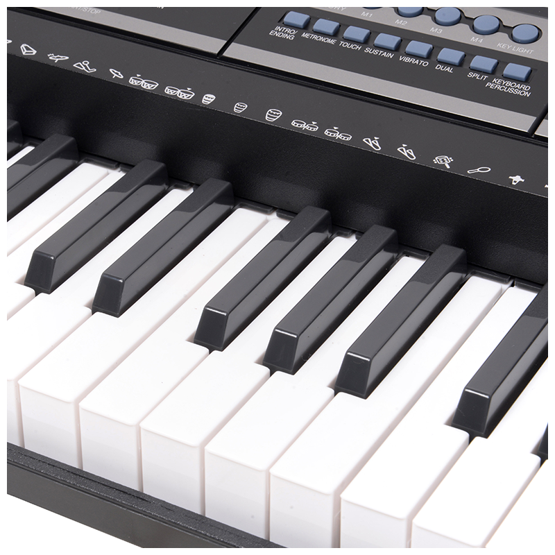 V-Tone VK 500-61L - Keyboard dla dzieci do nauki gry podświetlana klawiatura LED