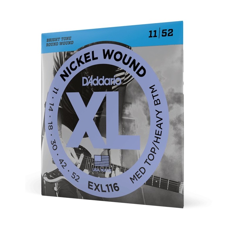 D`ADDARIO EXL 116 - struny do git. elektrycznej - 2 - Struny gitarowe - D`ADDARIO EXL 116 - struny do git. elektrycznej - 2 - Struny gitarowe -