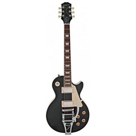 Epiphone Les Paul Standard 50s Bigsby (Incl. Premium Gig Bag) Ebony gitara elektryczna - 1 - Gitary elektryczne - Gitara elektry