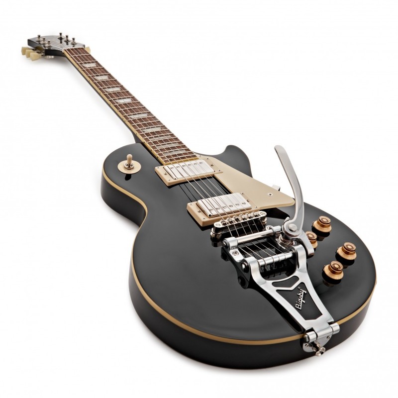 Epiphone Les Paul Standard 50s Bigsby (Incl. Premium Gig Bag) Ebony gitara elektryczna - 8 - Gitary elektryczne - Gitara elektry